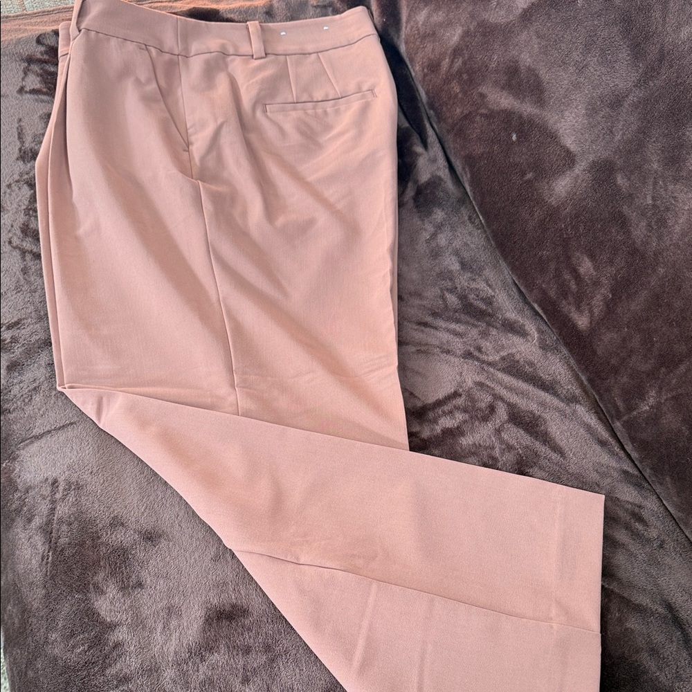 LOFT Women's Pink Wide Leg Pants